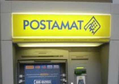 Inaugurazione Bancomat di Poste Italiane in vi a Roma a Palu'