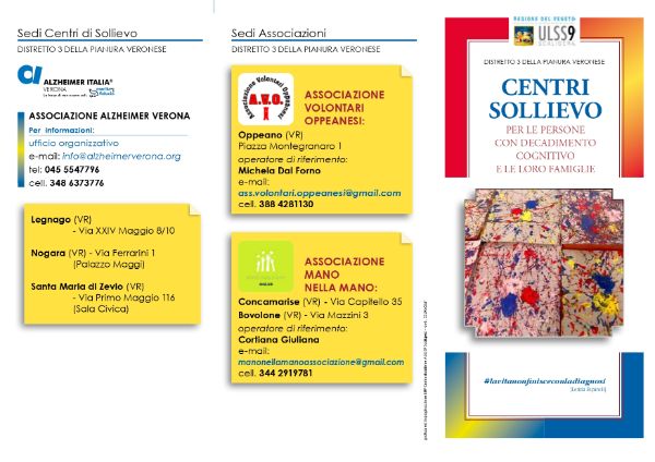 Centri sollievo per anziani affetti da decadimento cognitivo